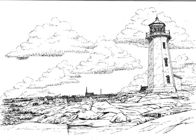 Peggy's Cove Lighthouse, Halifax Co, NS